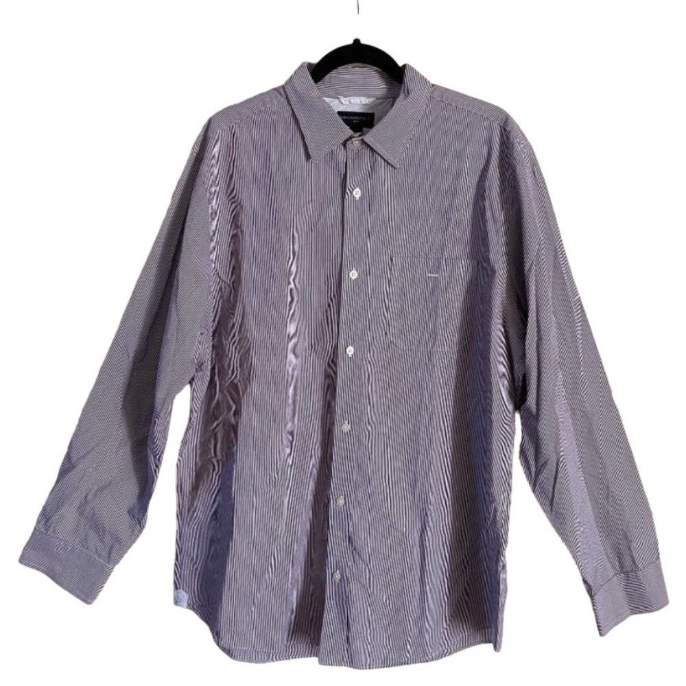 BANANA REPUBLIC Mens Cotton Long Sleeve Buttoned Striped Shirt size XL